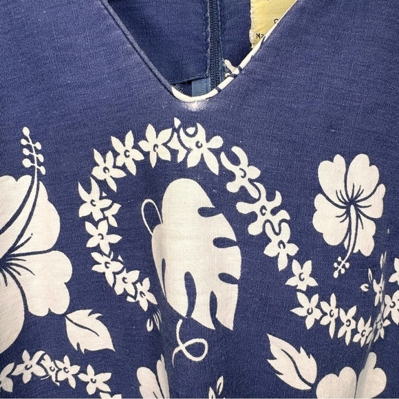 Vintage Pennington's 100% Cotton LIghtweight Floral Belted Dress Size X - Picture 9 of 12